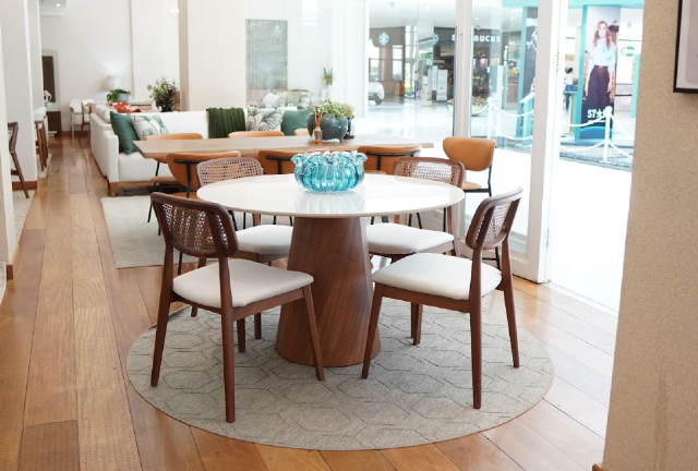 Mesa Duna 1,20 + 4 Cadeiras Duna