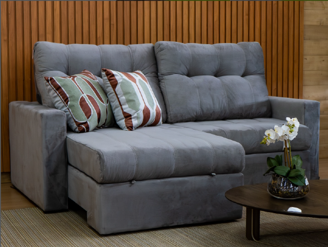 Sofá Royale 2,10 Retrátil/Reclinável