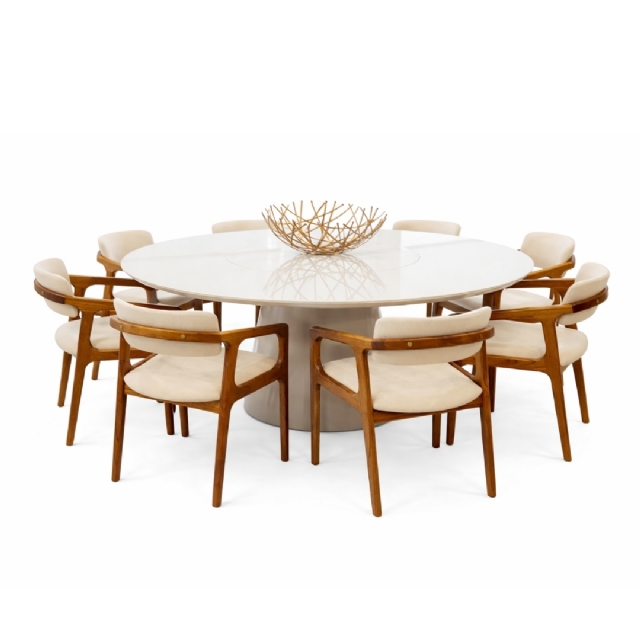 Conjunto Mesa Zara 1,80 + 8 Cadeiras Zara